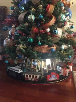 Online Antiqued Mirror Christmas Tree Collars Skirts & Collars