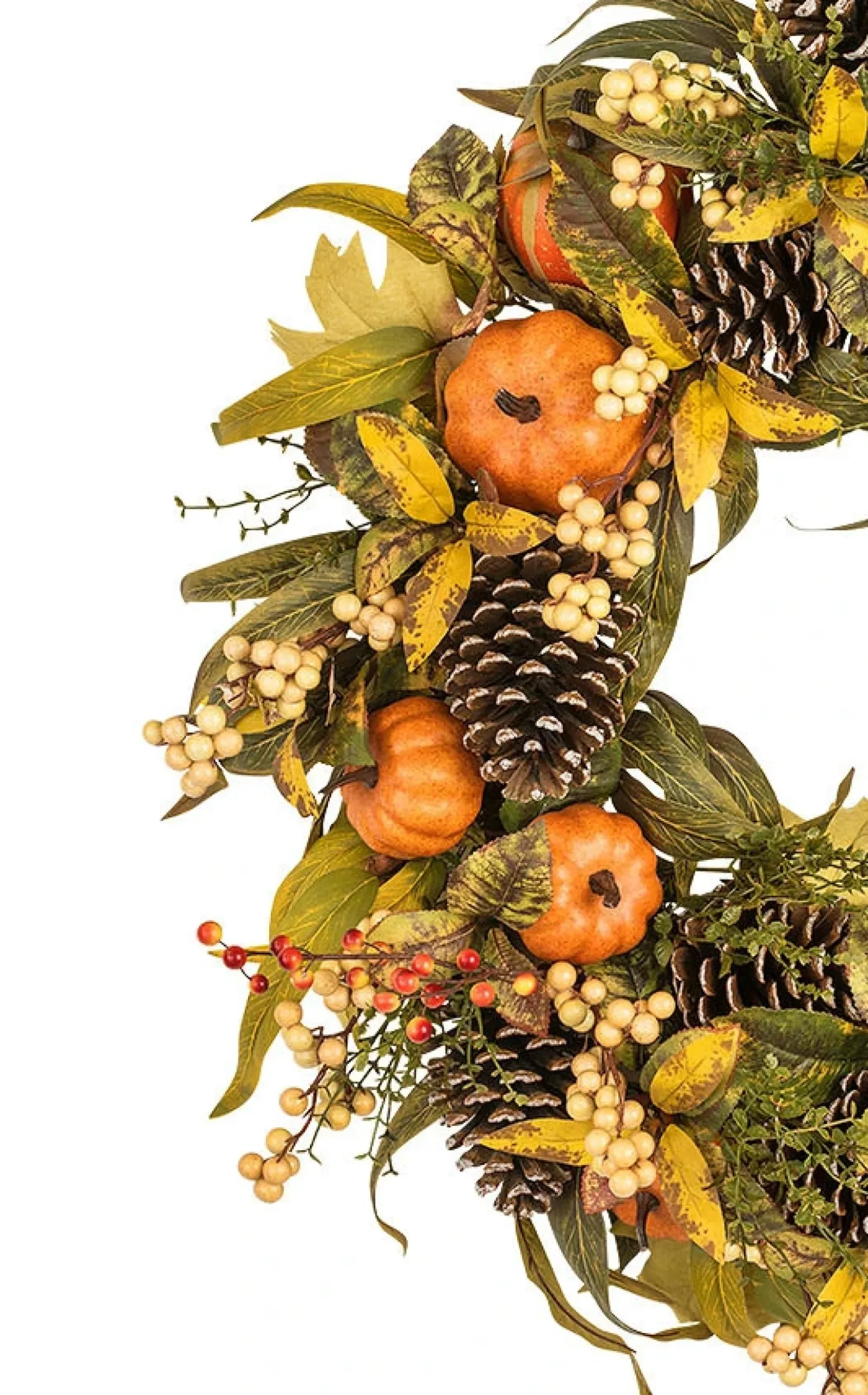 Online Autumn Abundance Foliage Wreaths|Garlands