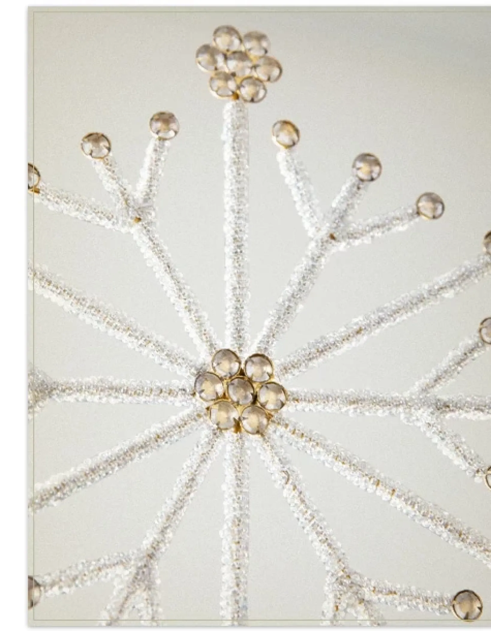 Sale Beaded Snowflake Christmas Tree Toppers Toppers