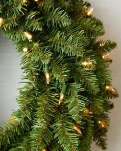 Online Berkshire Mountain Fir Double-Sided Wreath 18 - 24 Inch|Pre-Lit