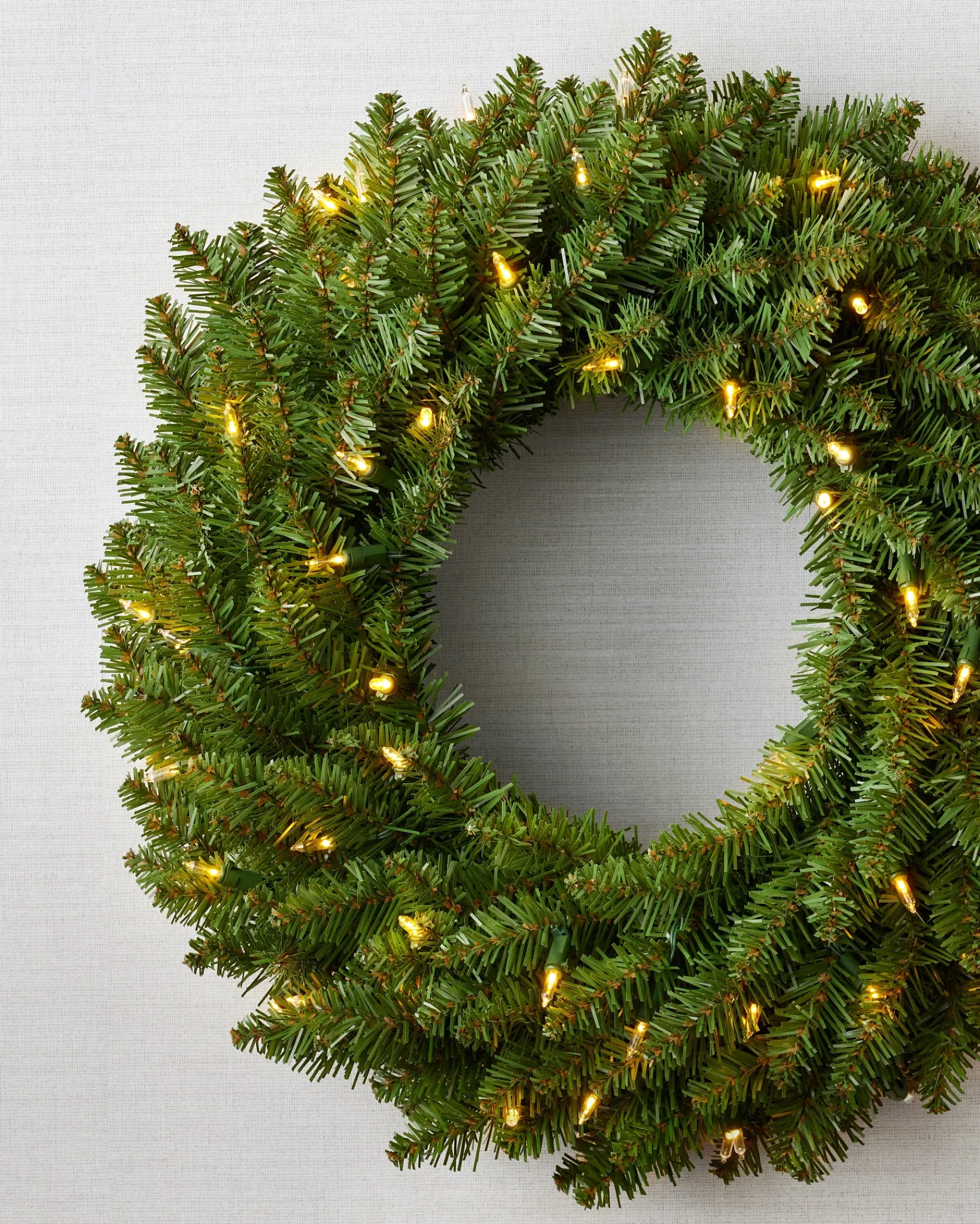 Online Berkshire Mountain Fir Double-Sided Wreath 18 - 24 Inch|Pre-Lit