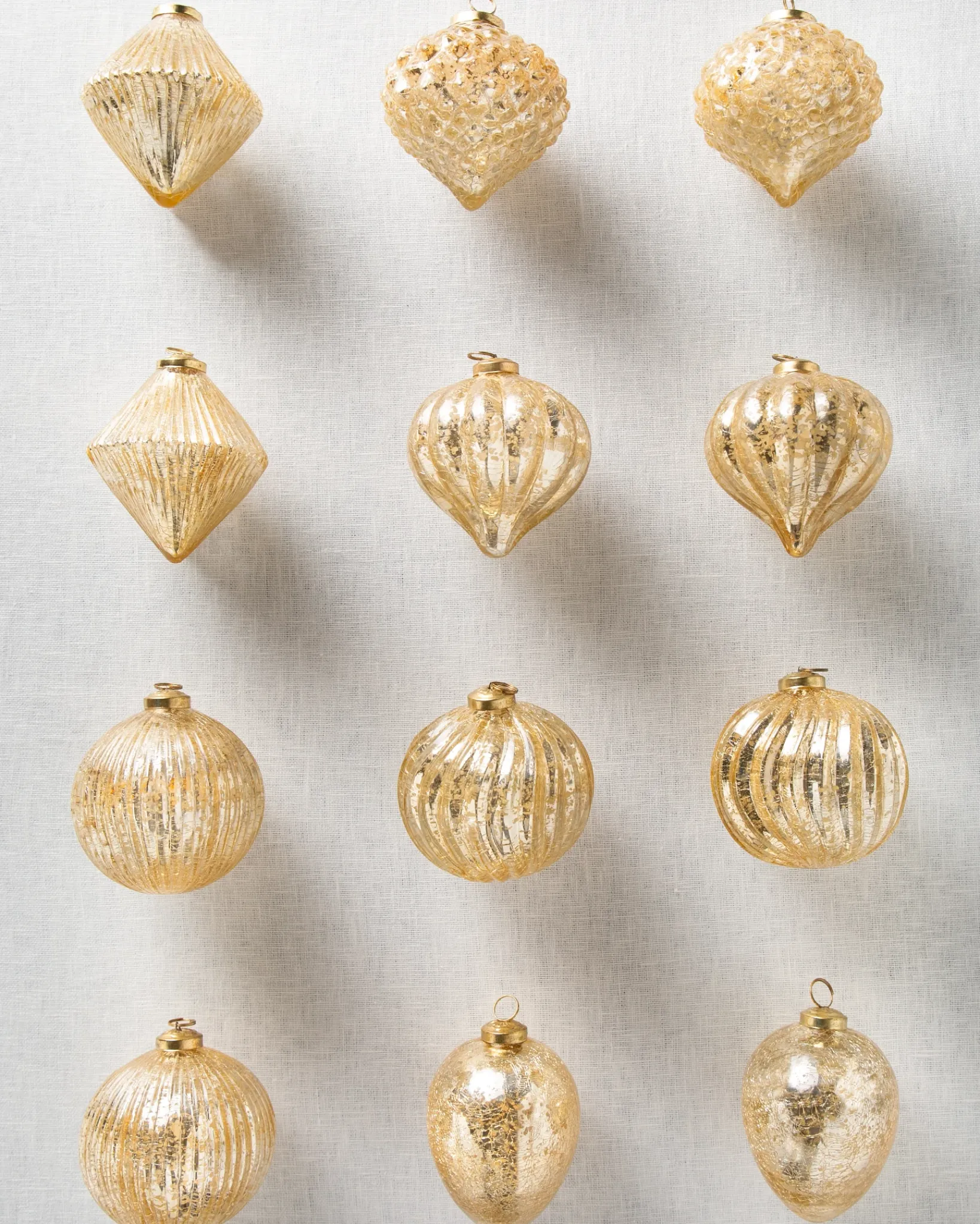 Online BH Essentials Mercury Glass Ornament Collection Ornaments