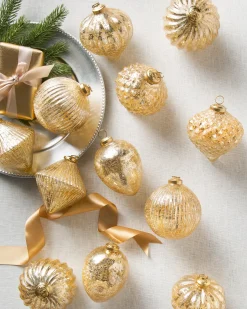 Online BH Essentials Mercury Glass Ornament Collection Ornaments