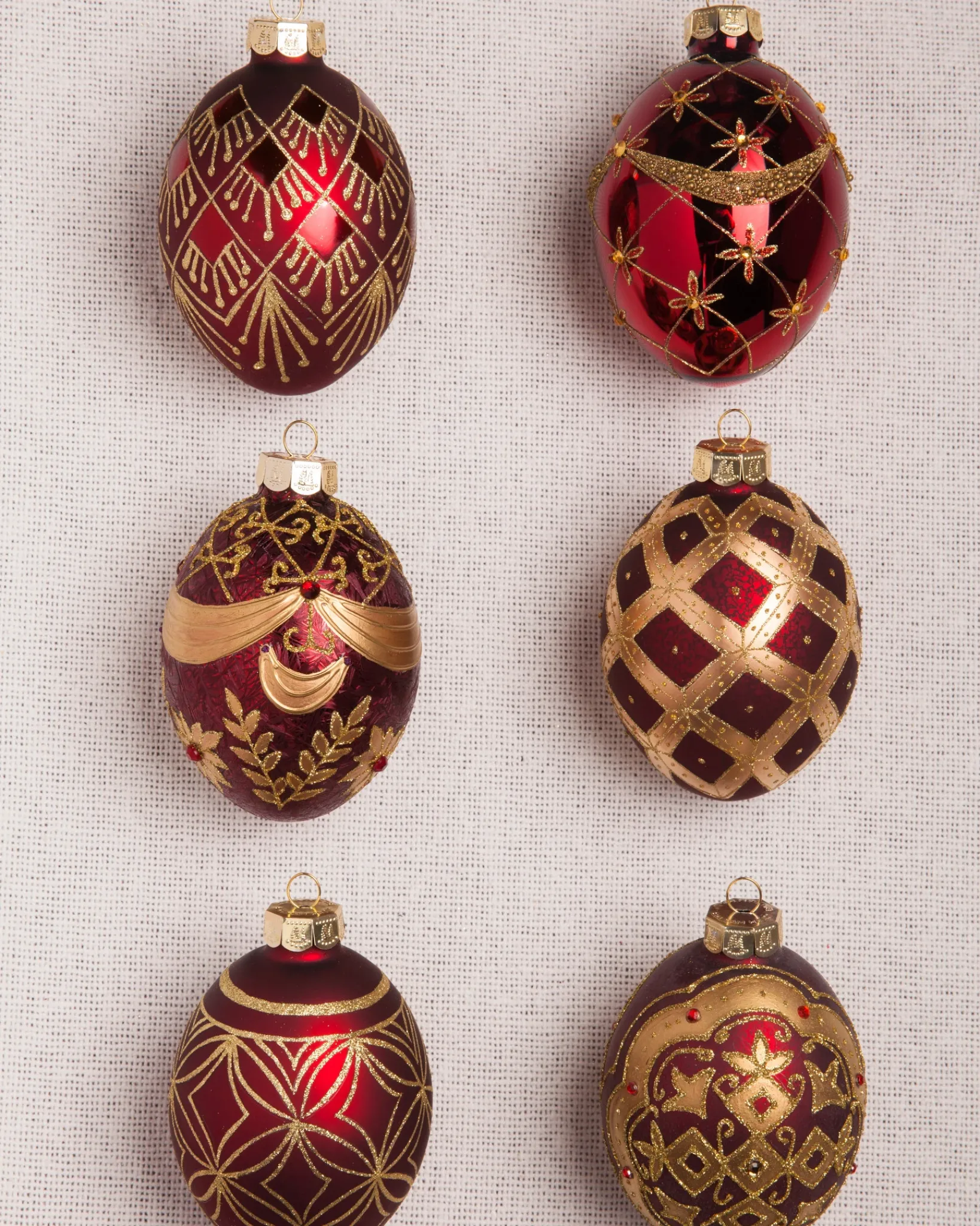 Clearance Brilliant Bordeaux Ornament Collection Ornaments