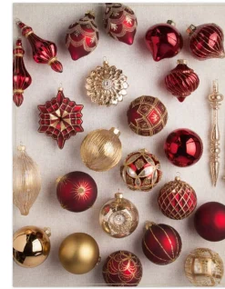Clearance Brilliant Bordeaux Ornament Collection Ornaments