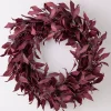 Clearance Burgundy Leaves Foliage Wreaths|Outdoor Safe