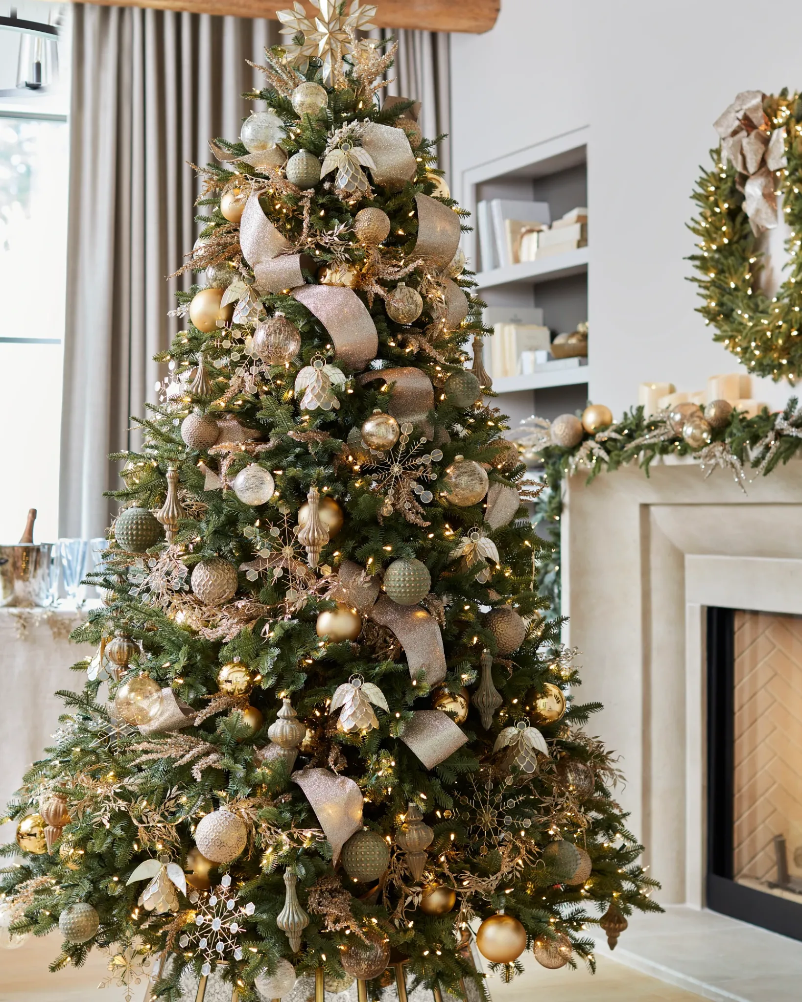 Outlet Burnished Metals Ornament Collection Ornaments