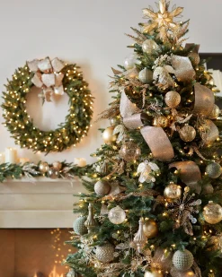 Outlet Burnished Metals Ornament Collection Ornaments