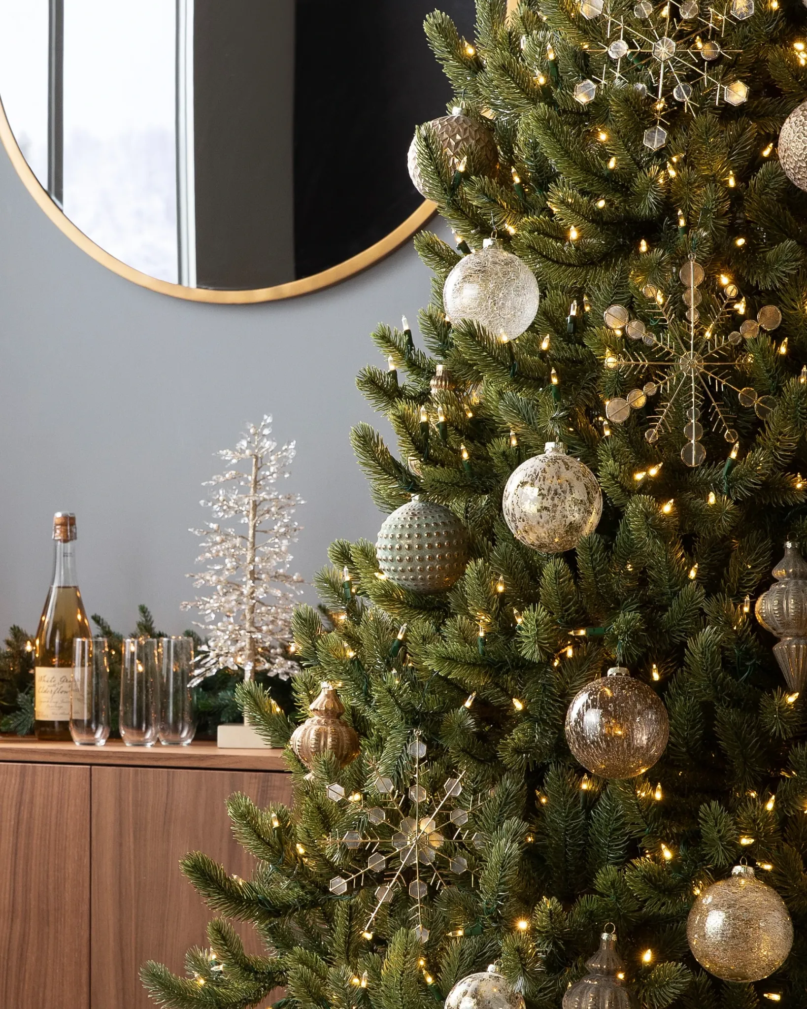Outlet Burnished Metals Ornament Collection Ornaments