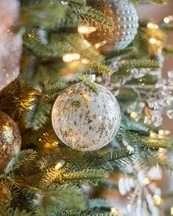 Outlet Burnished Metals Ornament Collection Ornaments