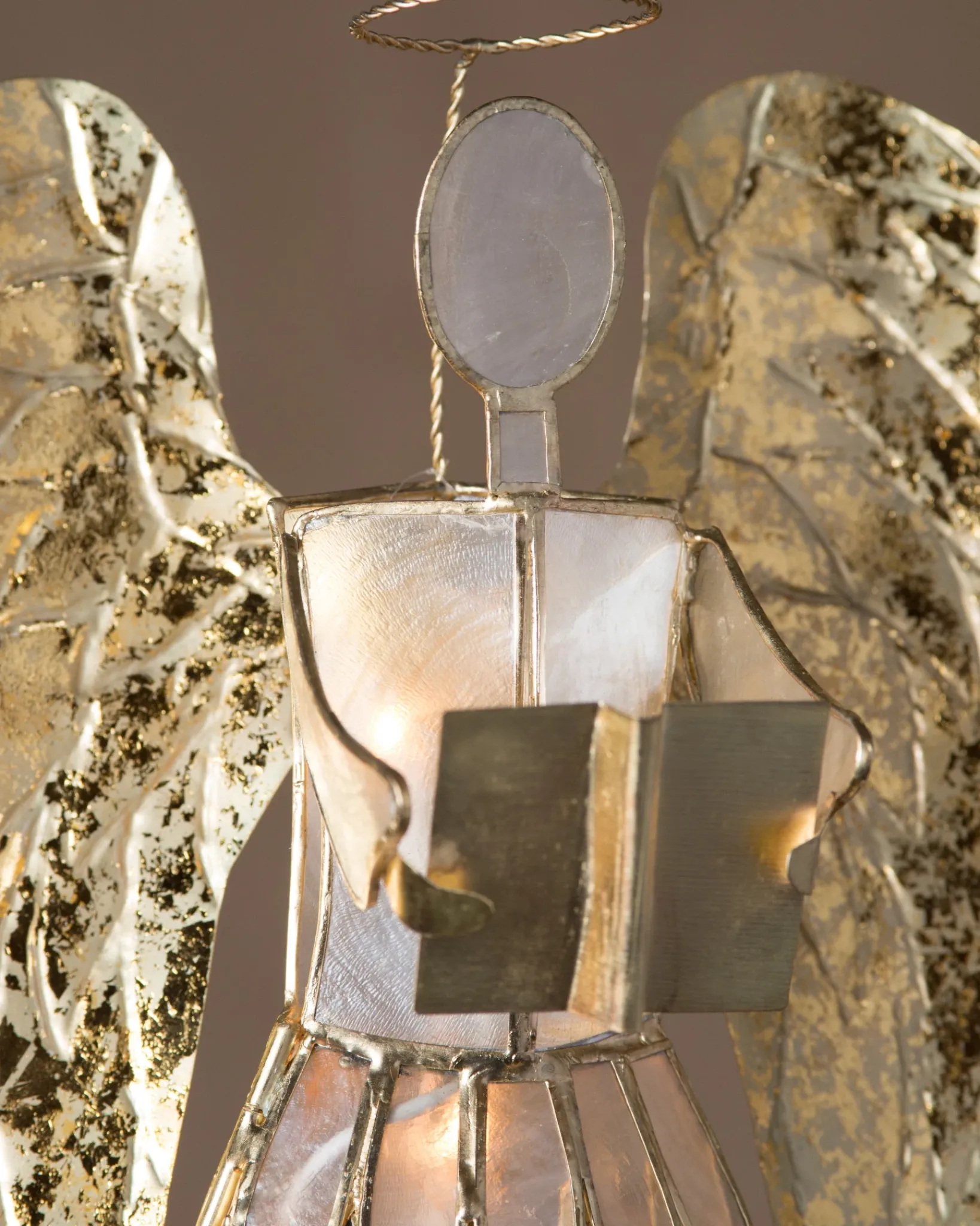 Outlet Capiz Angel Lighted Tree Toppers Toppers