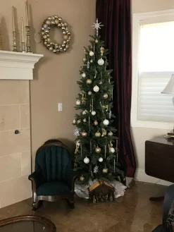 Clearance Cathedral Fir Trees 7 - 7.5 Feet|Pre-Lit