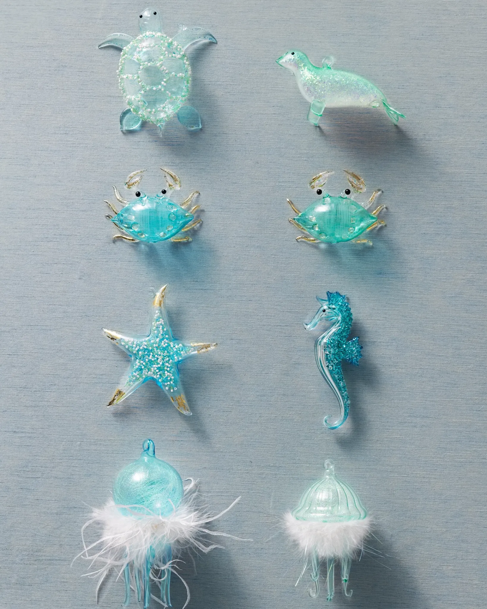 Coastal Chic Christmas Ornament Collection Ornaments