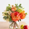 Sale Coral Garden Floral Foliage Flower Arrangements