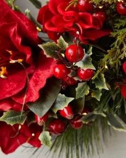 Online Crimson Blooms & Berries Foliage Indoor