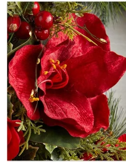 Online Crimson Blooms & Berries Foliage Indoor