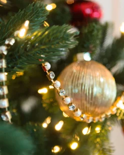 Hot Crystal & Gold Christmas Tree Garlands Garlands