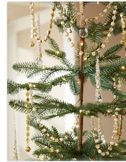 Hot Crystal & Gold Christmas Tree Garlands Garlands