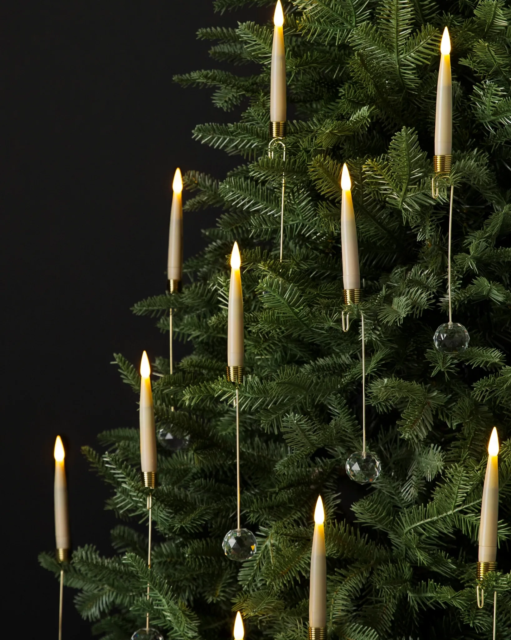 Outlet Crystal Drop LED Christmas Tree Candles Candles & Scents