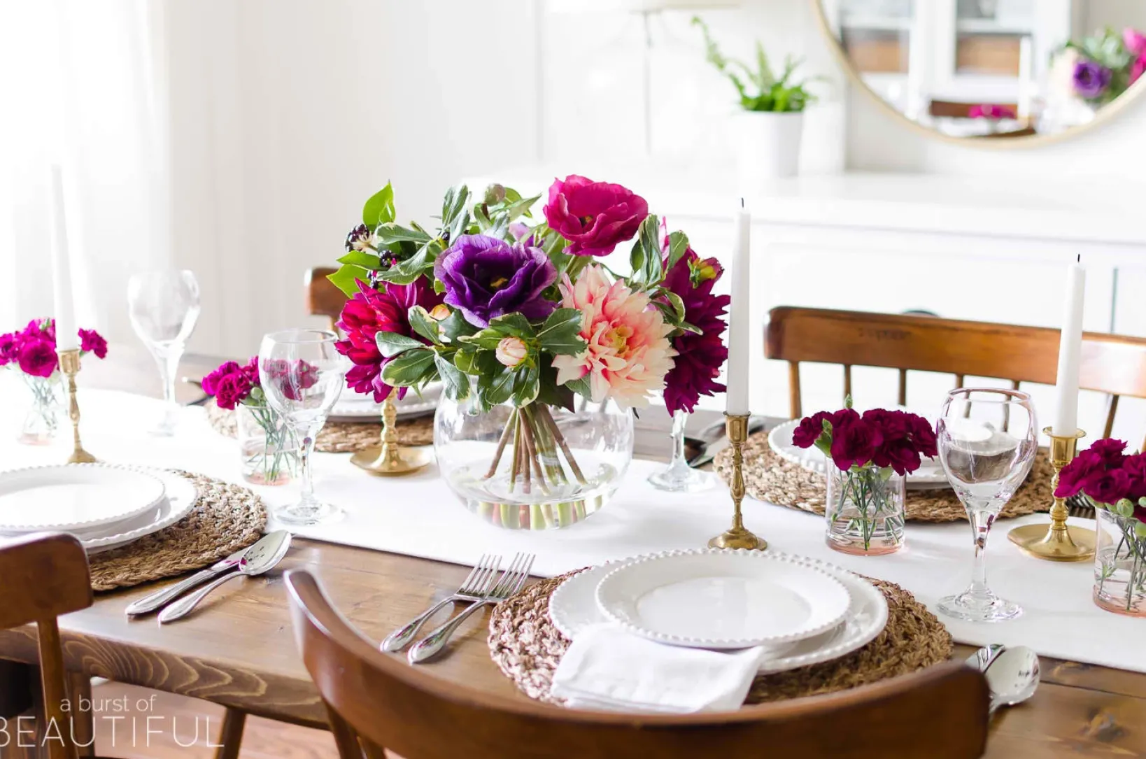 New Dahlia Artificial Flower Arrangements Flower Arrangements