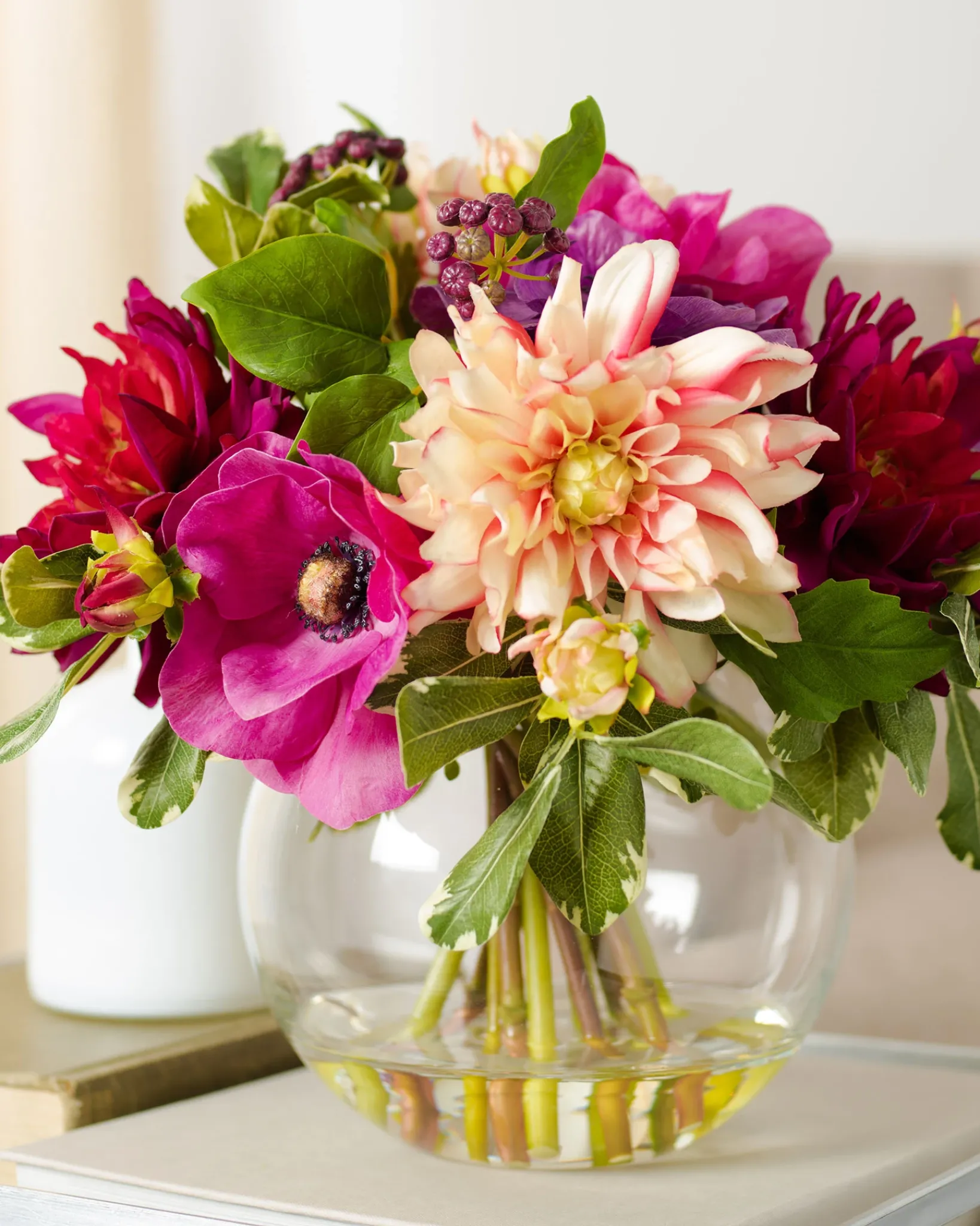 New Dahlia Artificial Flower Arrangements Flower Arrangements