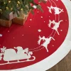 Hot Dashing Through The Snow Christmas Tree Skirts Personalized Christmas Décor