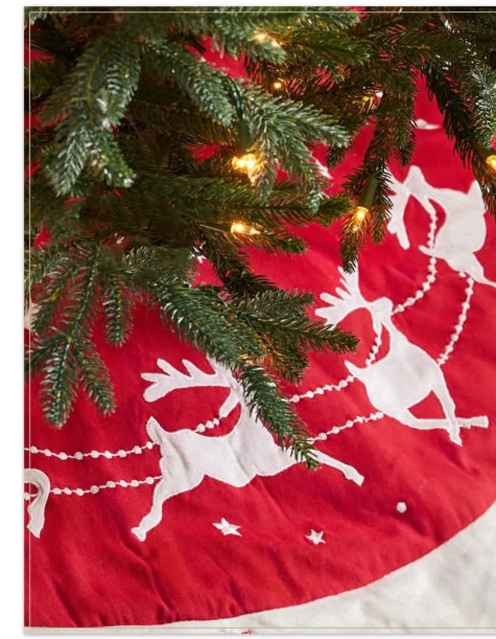 Hot Dashing Through The Snow Christmas Tree Skirts Personalized Christmas Décor