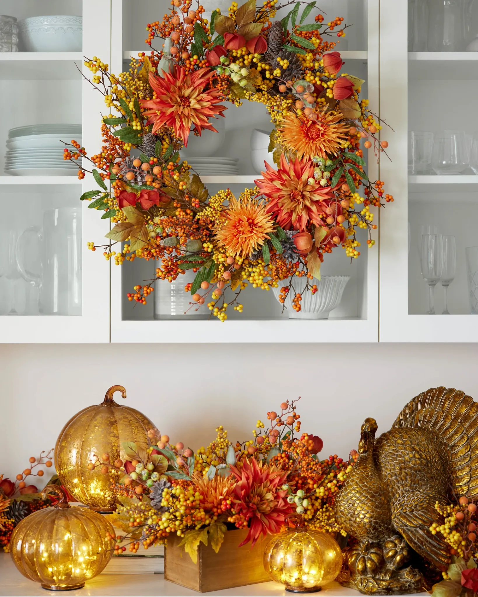 Fall Berries & Blossoms Foliage Garlands