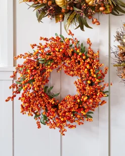 Discount Fall Berry Foliage Wreaths
