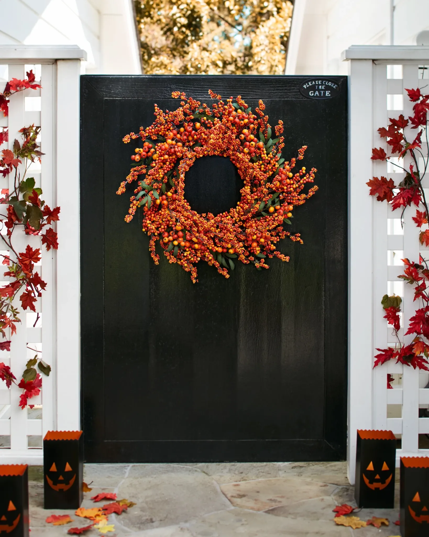 Discount Fall Berry Foliage Wreaths