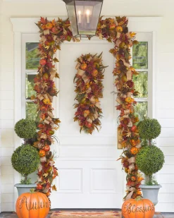 Clearance Fall Harvest Foliage Wreaths|Garlands