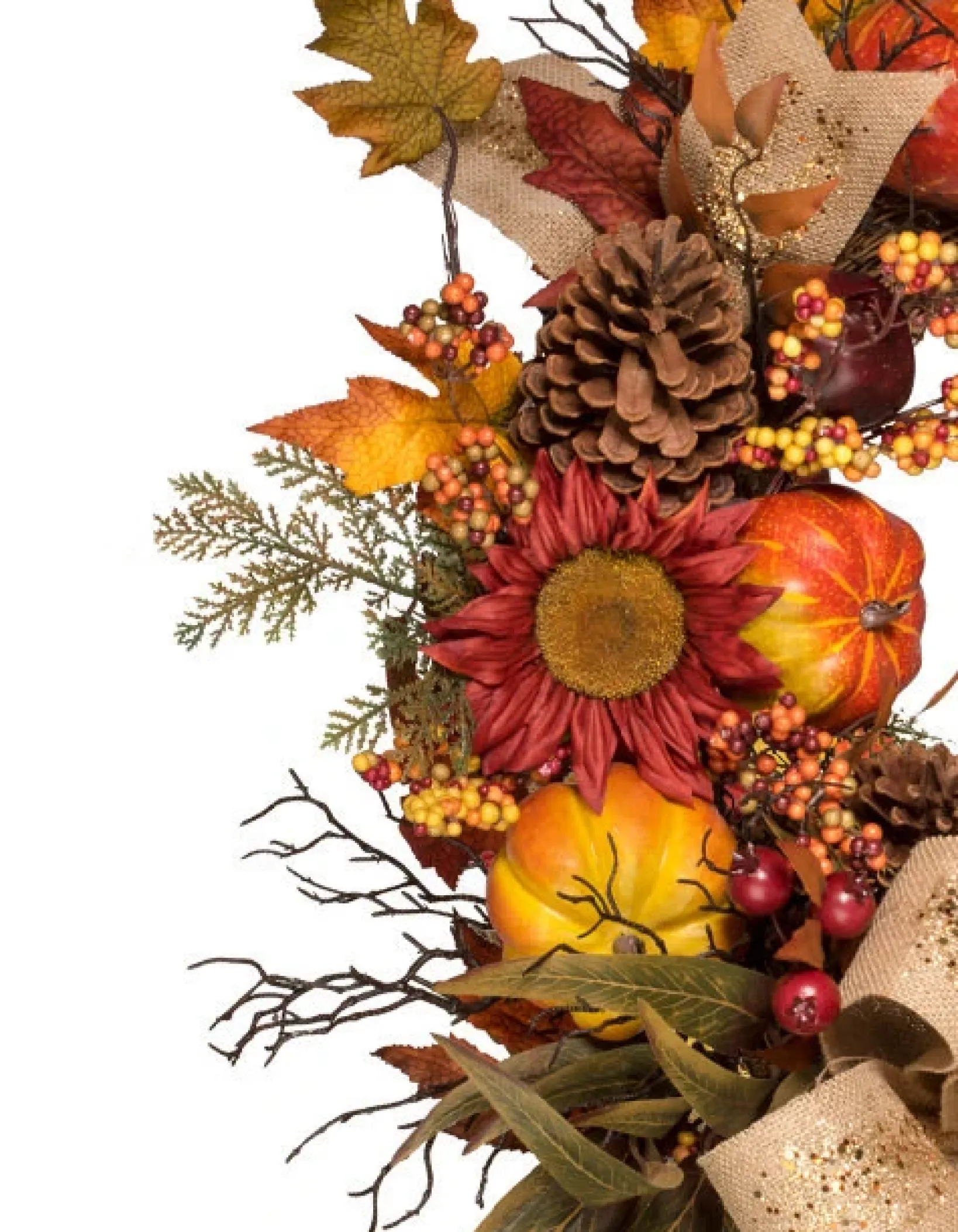 Clearance Fall Harvest Foliage Wreaths|Garlands