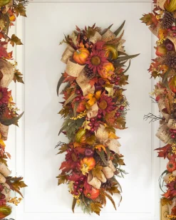 Clearance Fall Harvest Foliage Wreaths|Garlands
