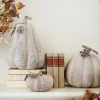 Sale Faux Wood Pumpkins Decorative Accents