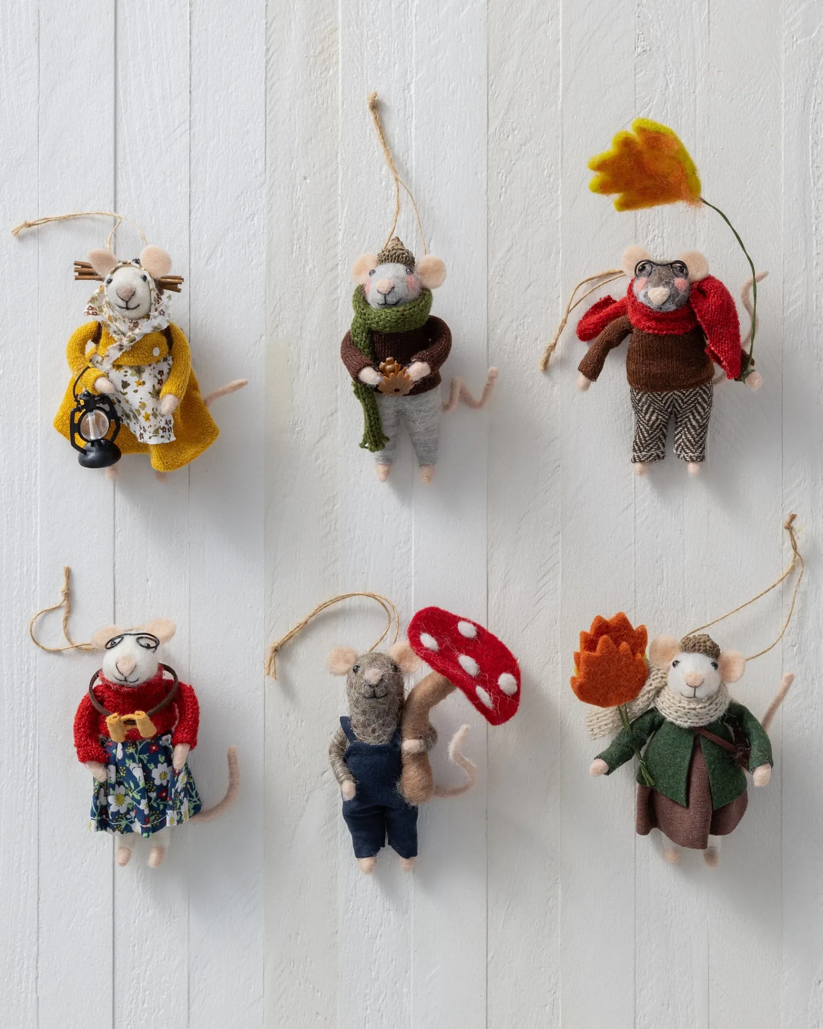 Sale Festive Friends Felt Christmas Ornament Collection Ornaments