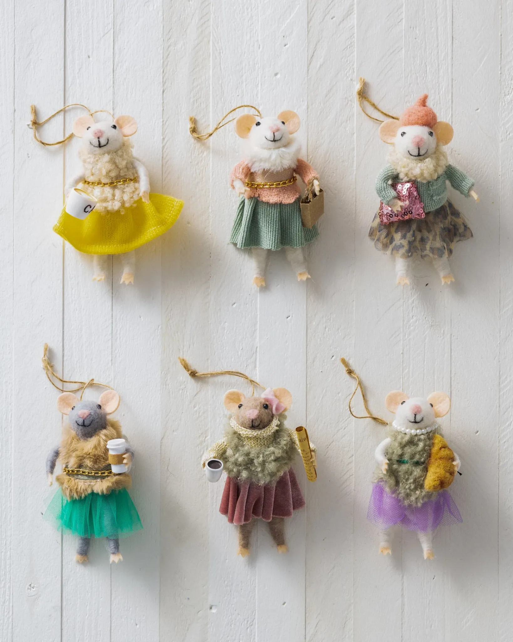 Sale Festive Friends Felt Christmas Ornament Collection Ornaments