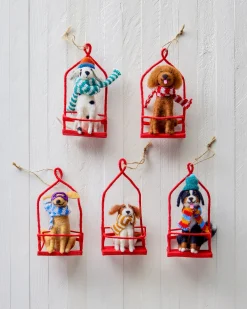 Sale Festive Friends Felt Christmas Ornament Collection Ornaments