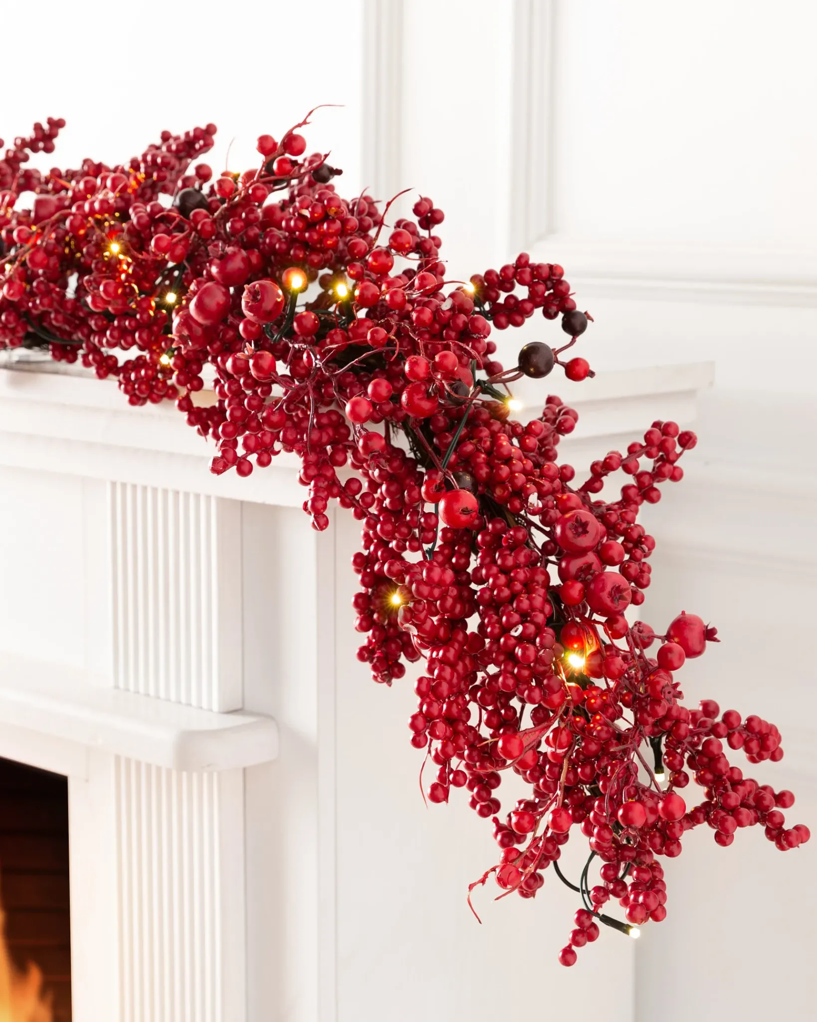 New Festive Red Berry Foliage Indoor|Indoor