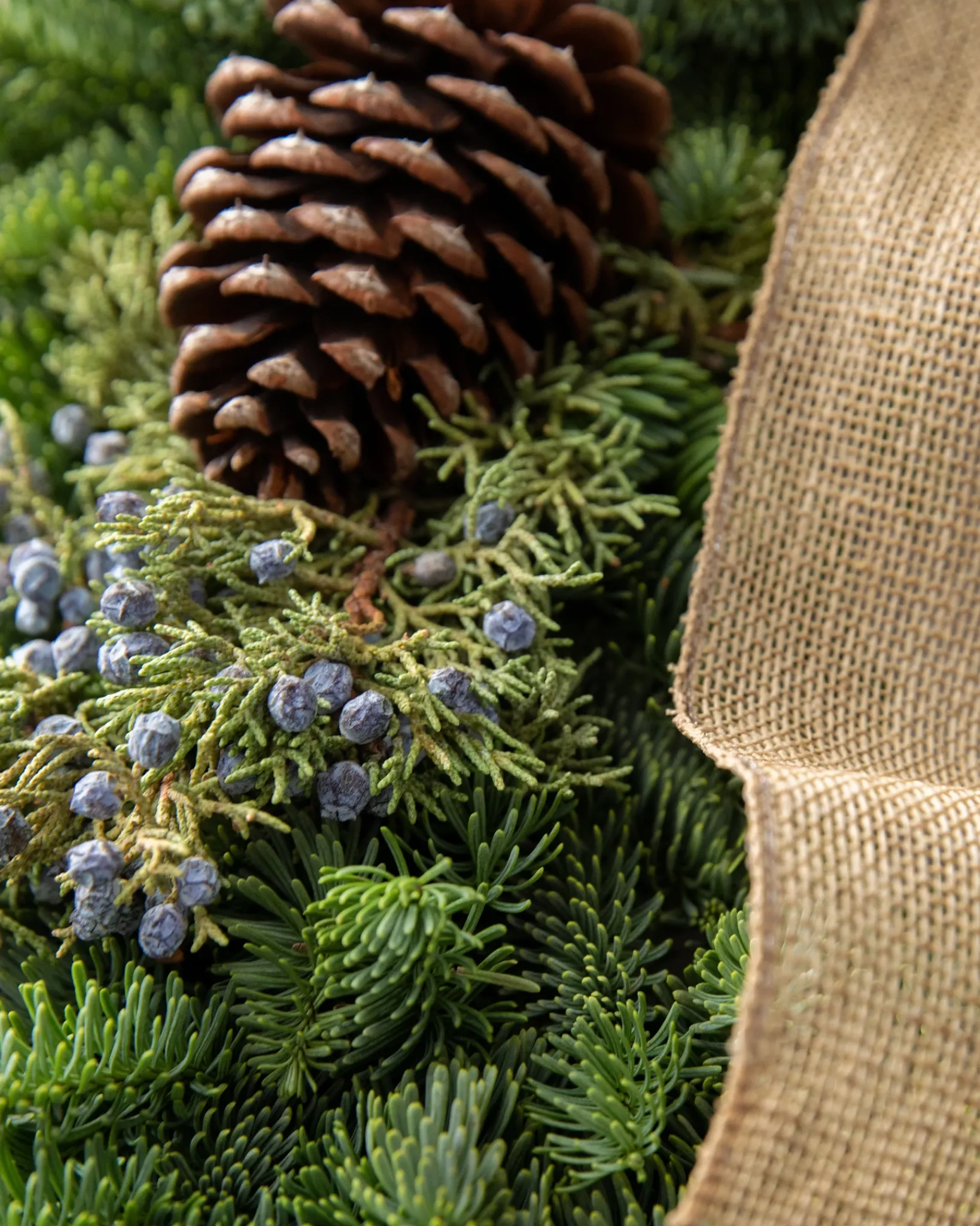 Online Fresh Evergreens & Juniper Berry Foliage 18 - 24 Inch|Outdoor Safe