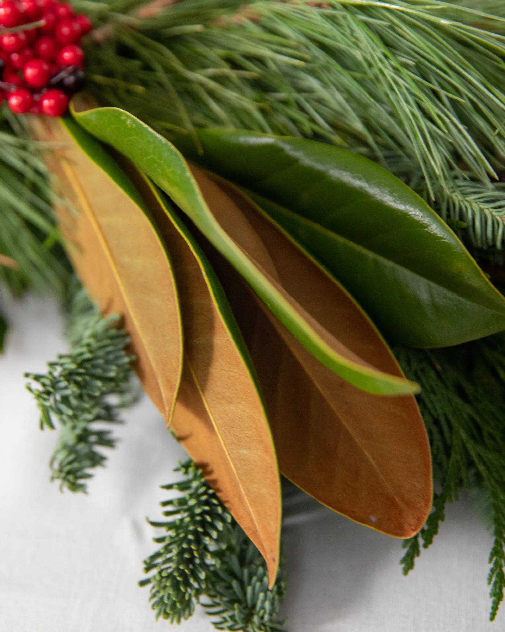 Best Fresh Southern Magnolia Evergreen Foliage 18 - 24 Inch