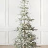 Hot Frosted Alpine Balsam Fir Trees 7 - 7.5 Feet|Under 6 Feet