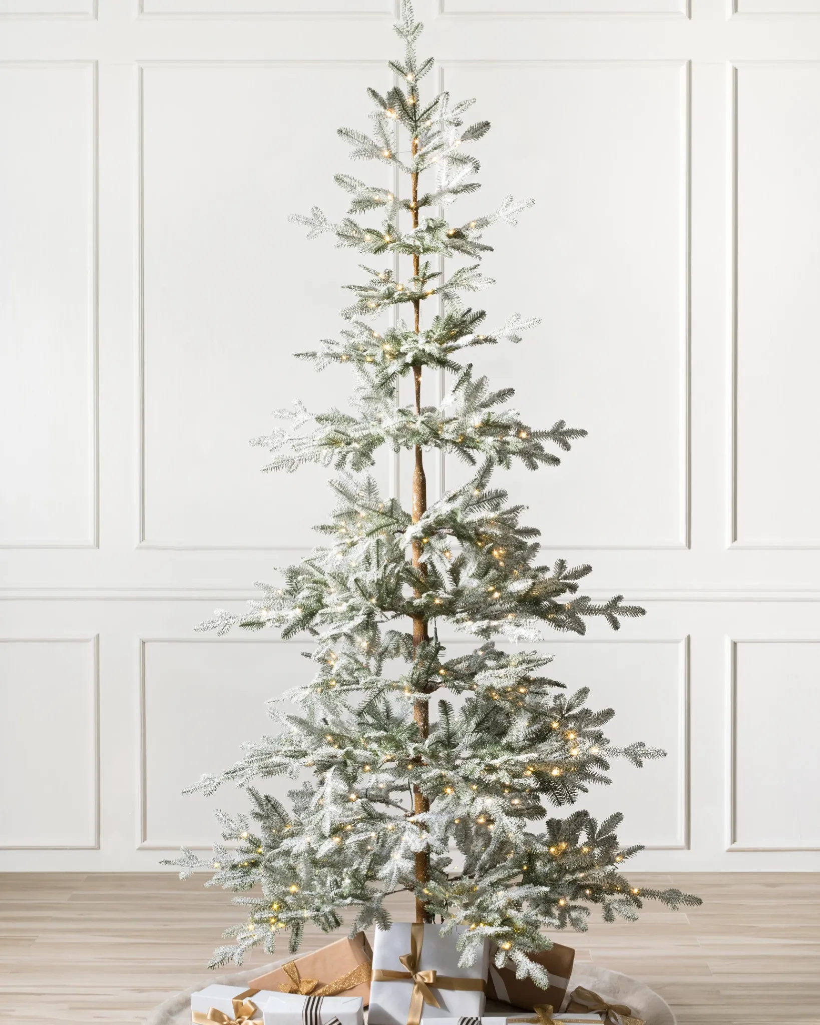 Hot Frosted Alpine Balsam Fir Trees 7 - 7.5 Feet|Under 6 Feet