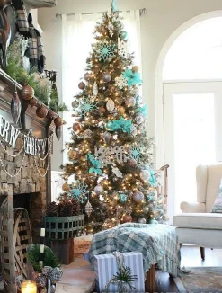 Best Frosted Sugar Pine Trees 7 - 7.5 Feet|Unlit