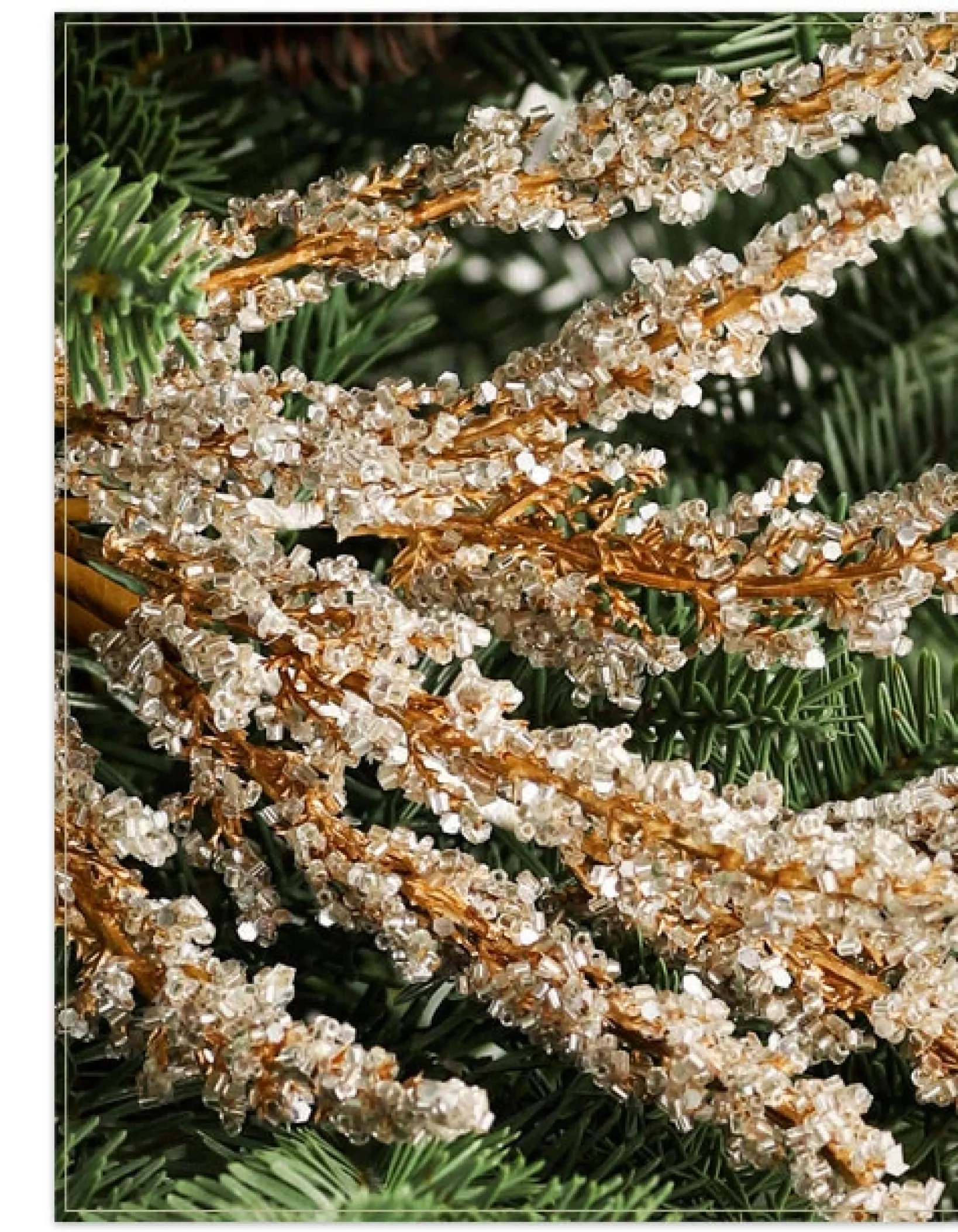 Discount Glitter Horsetail Christmas Tree Picks Picks