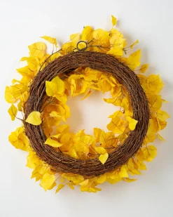 Sale Golden Aspen Foliage Wreaths|Outdoor Safe