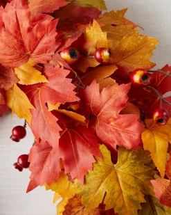 Discount Harvest Maple Foliage Wreaths|Garlands