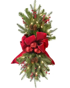 Best Holiday Staircase Foliage Pre-Lit|Outdoor Safe