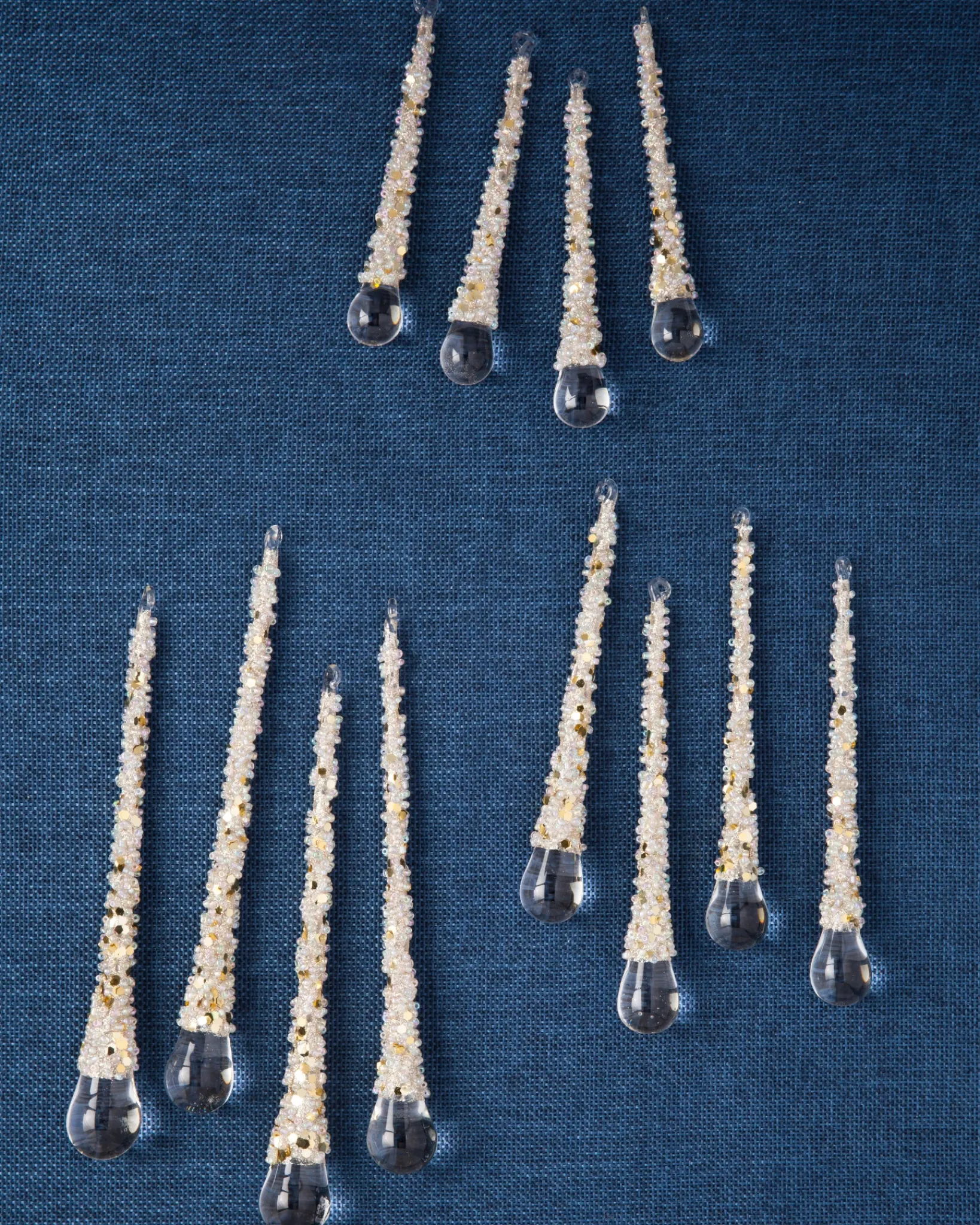 Online Icy Teardrop Ornament Collection Ornaments