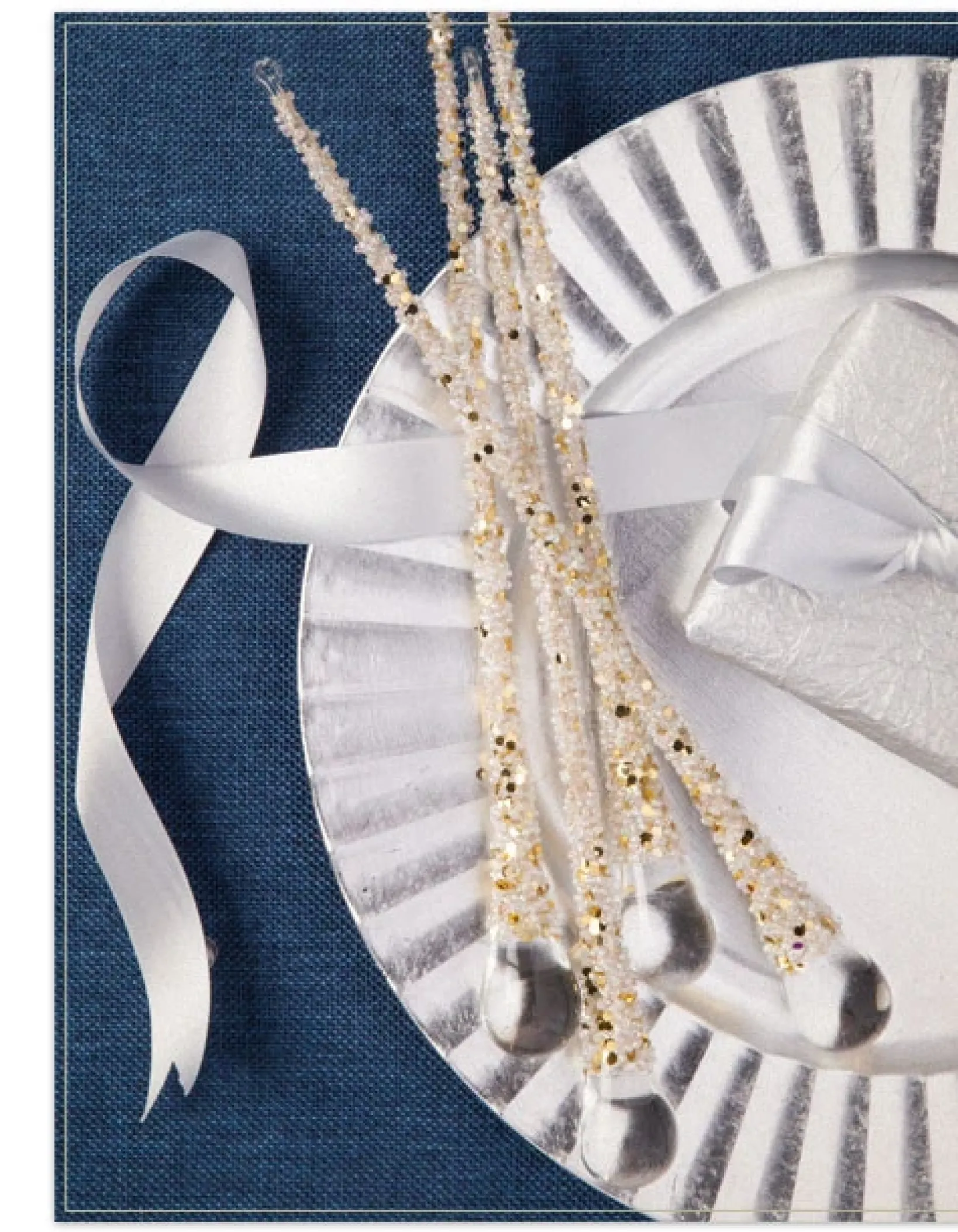 Online Icy Teardrop Ornament Collection Ornaments