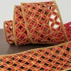 New Lattice Cutout Christmas Tree Ribbon Ribbons